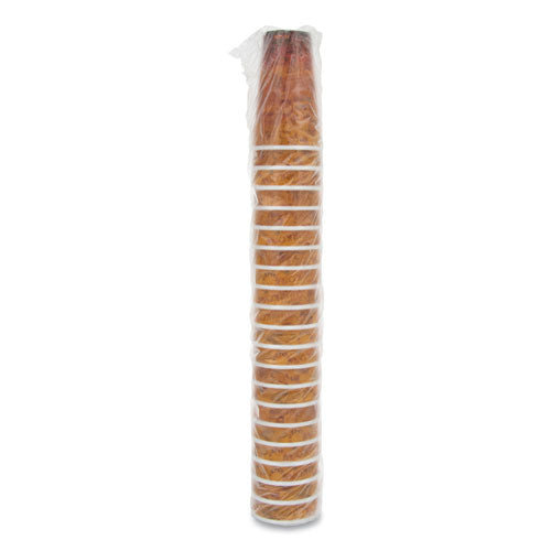 Image of Dart® Fusion Escape Foam Hot/cold Cups, 20 Oz, Brown/black, 500/carton