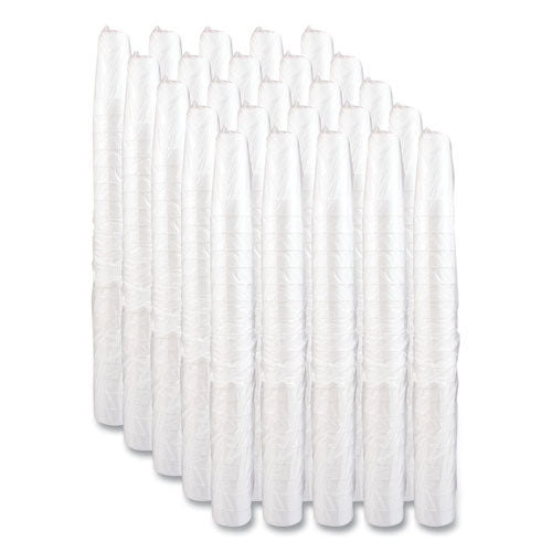 Image of Dart® Foam Drink Cups, Hot/cold, 24 Oz, White, 25/bag, 20 Bags/carton