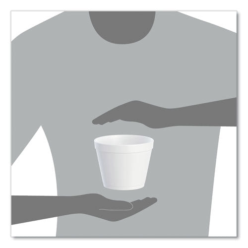 Image of Dart® Foam Containers, 24 Oz, White, 25/bag, 20 Bags/carton