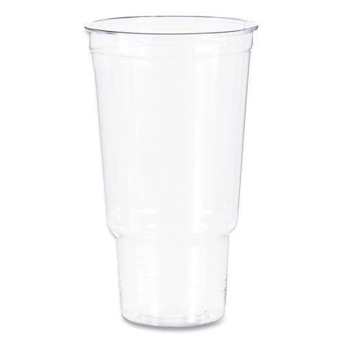 Image of Dart® Ultra Clear Pedestal PET Cups, 32 oz, Plastic, Clear, 25/Bag, 20 Bags/Carton