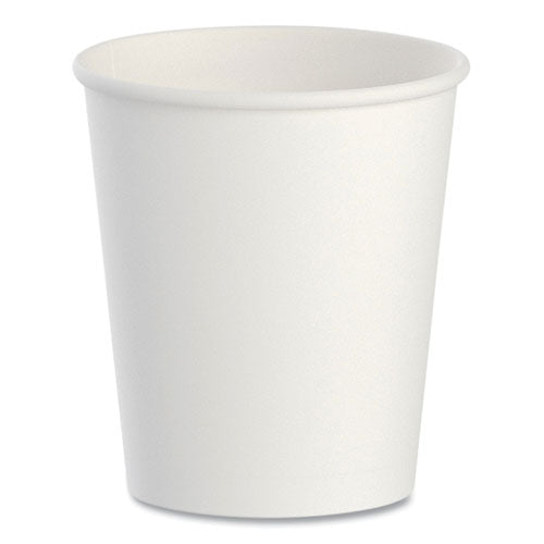 Image of SOLO® Paper Water Cups, 3 oz, White, 100/Bag, 50 Bags/Carton