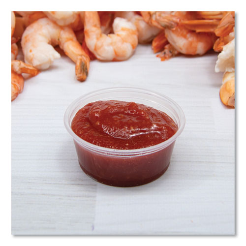 Image of Dart® Conex Complements Portion/Medicine Cups, 1.5 oz, Plastic, Translucent, 125/Bag, 20 Bags/Carton
