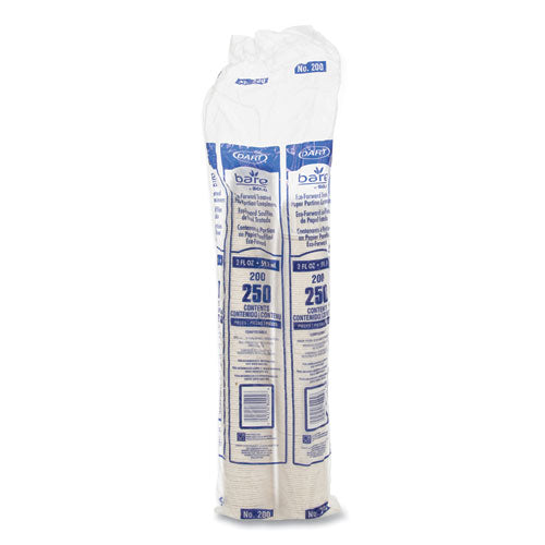 Image of SOLO® Paper Portion Cups, 2 oz, White, 250/Bag, 20 Bags/Carton