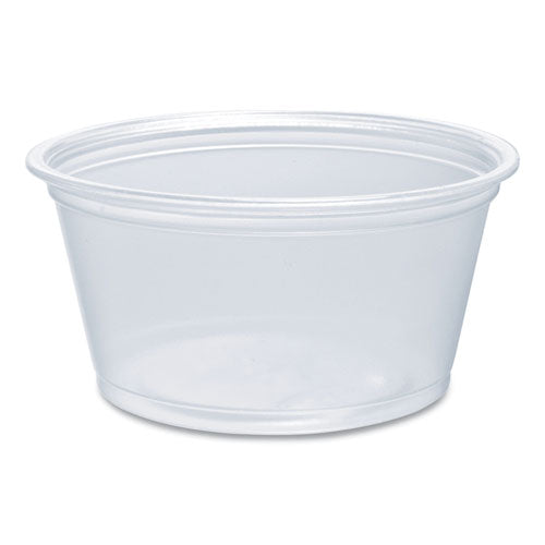 Image of Dart® Conex Complements Portion/Medicine Cups, 2 oz, Plastic, Clear, 125/Bag, 20 Bags/Carton