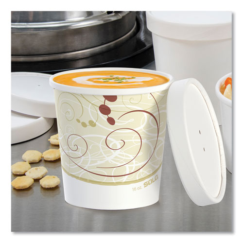 Image of SOLO® Flexstyle Double Poly Food Combo Packs, 16 oz, Symphony, Paper, 25 Combos/Sleeve, 10 Sleeves/Carton