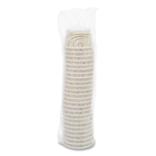 Image of SOLO® Flexstyle Double Poly Paper Containers, 8 oz, Symphony Design, Paper, 25/Pack, 20 Packs/Carton