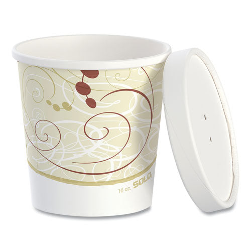 Image of SOLO® Flexstyle Double Poly Food Combo Packs, 16 oz, Symphony, Paper, 25 Combos/Sleeve, 10 Sleeves/Carton