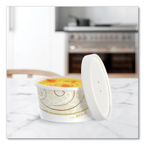 Image of SOLO® Flexstyle Double Poly Food Combo Packs, 8 oz, Symphony, Paper, 25/Pack, 10 Packs/Carton