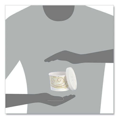 Image of SOLO® Flexstyle Double Poly Food Combo Packs, 12 oz, Symphony, Paper, 250/Carton