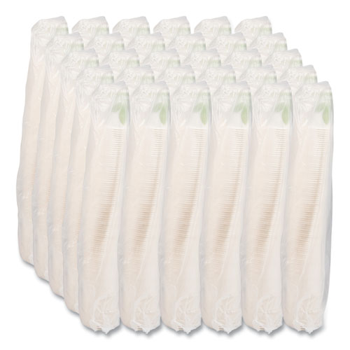 Image of SOLO® Bare Eco-Forward Paper Cold Cups, 5 oz, Green/White, 100/Sleeve, 30 Sleeves/Carton