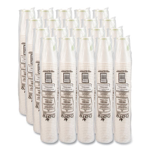 Image of SOLO® Bare Eco-Forward Paper Cold Cups, 16 oz, Green/White, 100/Sleeve, 10 Sleeves/Carton