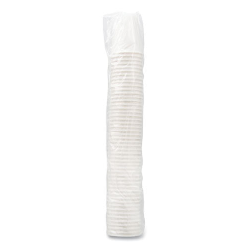 Image of SOLO® Uncoated Paper Cups, Hot Drink, 8 Oz, White, 1,000/carton