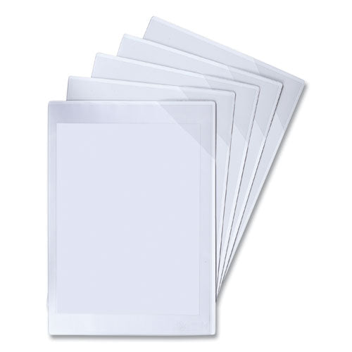 Image of djois® by Tarifold Easy Load Magnetic Pocket with Corner Closure, 14 x 11, Clear Frame, 5/Pack