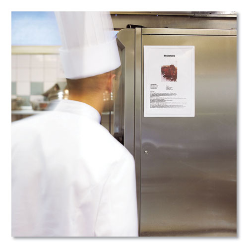 Image of djois® by Tarifold Easy Load Magnetic Pocket with Corner Closure, 14 x 11, Clear Frame, 5/Pack
