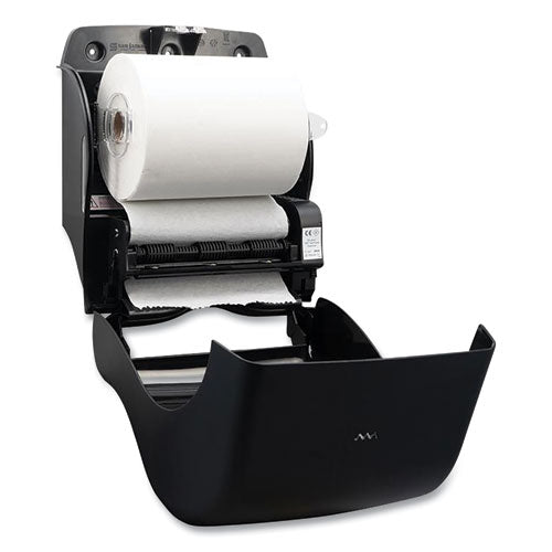 Image of San Jamar® Ecological Automatic Towel Dispenser, 9.1 x 14.4 x 11.8, Black