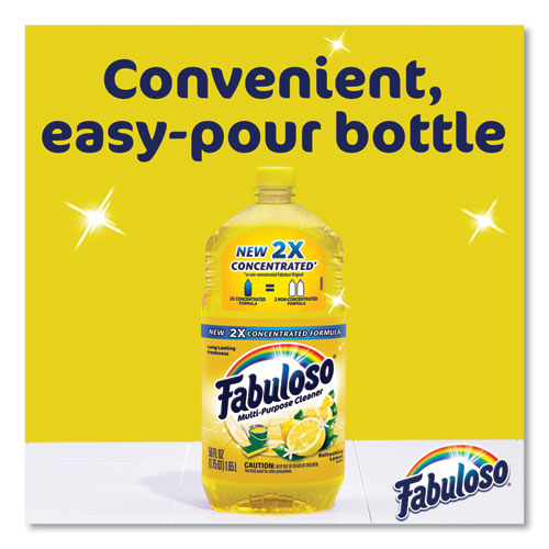 Image of Fabuloso® Multi-Use Cleaner, Lemon Scent, 169 Oz Bottle, 3/carton