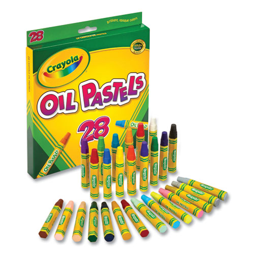 Image of Crayola® Oil Pastels, 28 Assorted Colors, 28/pack