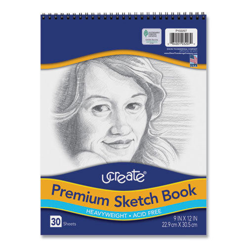 Image of Pacon® Art1st Artist's Sketch Pad, Unruled, 30 White 9 X 12 Sheets