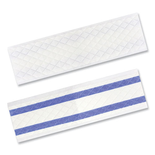 Image of Unger® Excella Single-Use Spunlace Mop Pads, 18.5 x 5, White, 50/Pack
