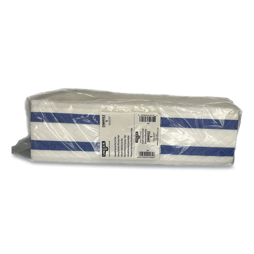 Image of Unger® Excella Single-Use Spunlace Mop Pads, 18.5 x 5, White, 50/Pack