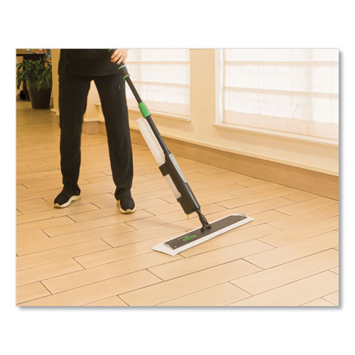 Image of Unger® Excella Single-Use Spunlace Mop Pads, 18.5 x 5, White, 50/Pack