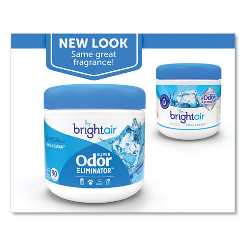 Image of BRIGHT Air® Super Odor Eliminator, Cool And Clean, Blue, 14 Oz Jar