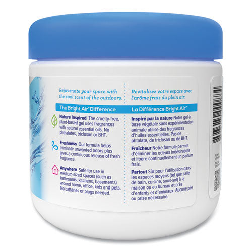 Image of BRIGHT Air® Super Odor Eliminator, Cool And Clean, Blue, 14 Oz Jar