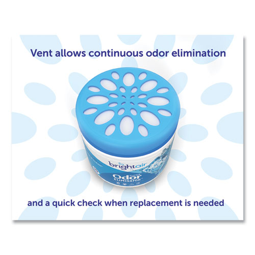 Image of BRIGHT Air® Super Odor Eliminator, Cool And Clean, Blue, 14 Oz Jar