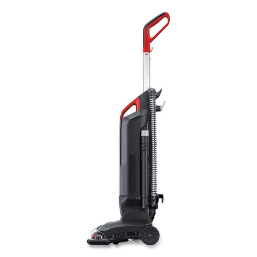 Image of Hoover® Commercial Task Vac Hard Bag Lightweight Upright Vacuum, 14" Cleaning Path, Black