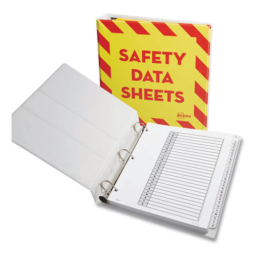 Image of Avery® Customizable TOC Ready Index Black and White Dividers, 26-Tab, A to Z, 11 x 9.25, 1 Set