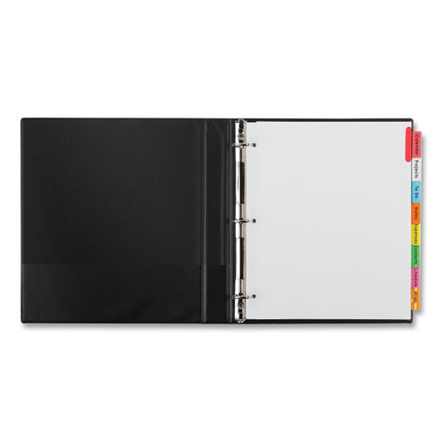 Image of Avery® Insertable Big Tab Dividers, 8-Tab, 11.13 x 9.25, White, Assorted Tabs, 1 Set