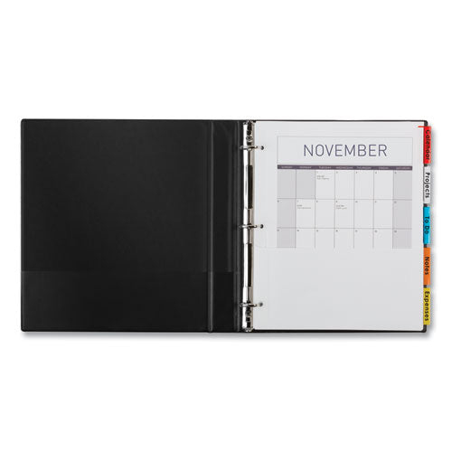 Image of Avery® Insertable Dividers w/Single Pockets, 5-Tab, 11.25 x 9.13, White, 1 Set