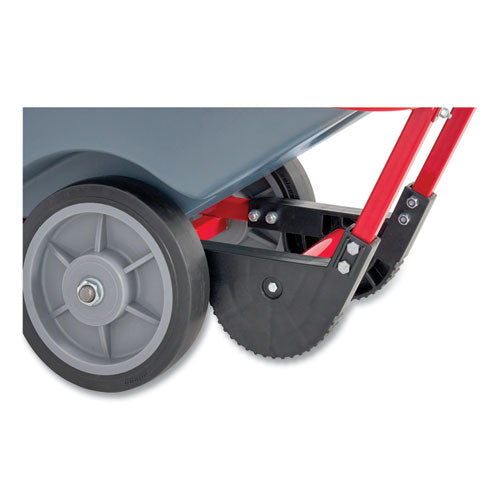 Image of Rubbermaid® Commercial 0.5 cu yd BRUTE DURATILT Frame Tilt Truck, Heavy Duty, 1,400 lb Capacity, Gray