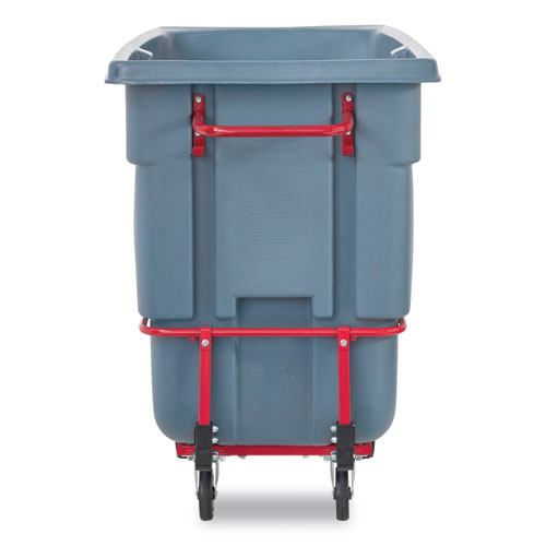 Image of Rubbermaid® Commercial 1 cu yd BRUTE DURATILT Frame Tilt Truck, Standard Duty, 1,200 lb Capacity, Gray