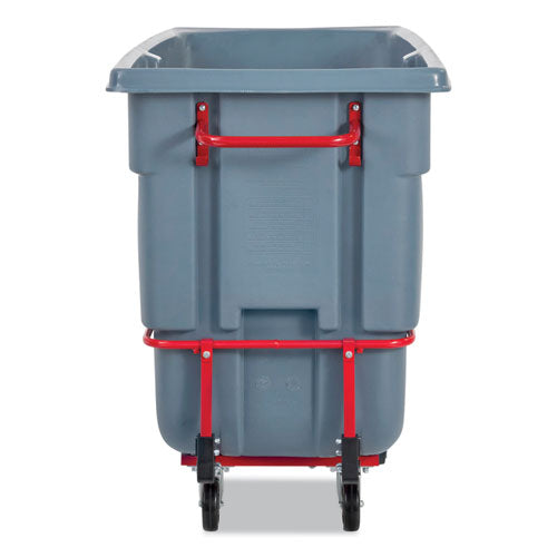 Image of Rubbermaid® Commercial 1 cu yd BRUTE DURATILT Frame Tilt Truck, Heavy Duty, 2,100 lb Capacity, Gray