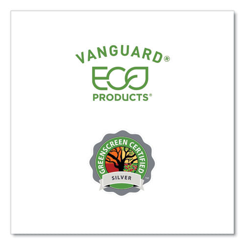 Image of Eco-Products® Vanguard Worldview Renewable and Compostable Sugarcane Take-Out Containers, 36 oz, 8 x 8 x 2, White, 200/Carton