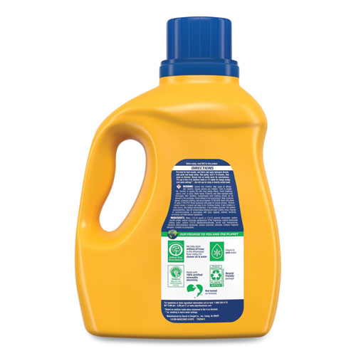 Image of Arm & Hammer Dual HE Clean-Burst Liquid Laundry Detergent, 105 oz Bottle, 4/Carton