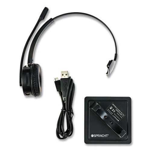 Image of Spracht ZuM Maestro HS-2060 Monaural Over The Head Headset, Black