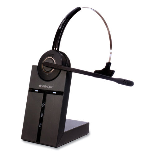 Image of Spracht ZuM Maestro USB Monaural Over The Head Headset, Black