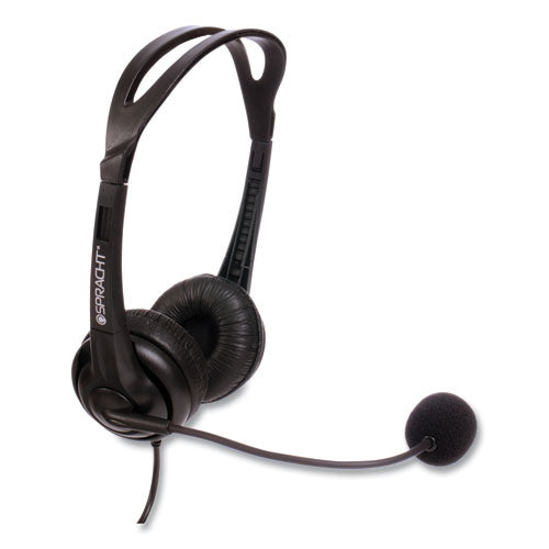 Image of Spracht ZuM ZuM350B Binaural Over The Head Headset, Black