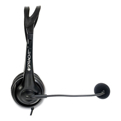 Image of Spracht ZuM ZuM350B Binaural Over The Head Headset, Black