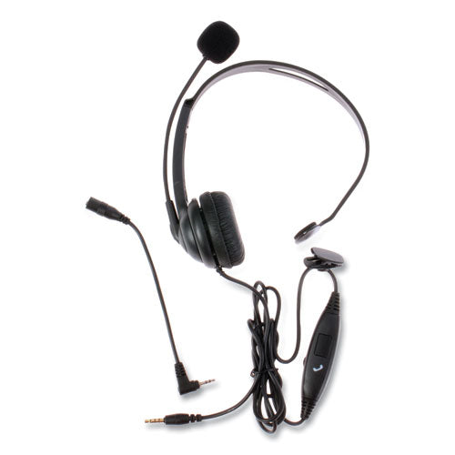 Image of Spracht ZuM ZuM350M Monaural Over The Head Headset, Black