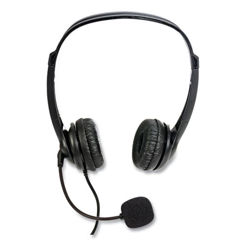 Image of Spracht ZuM3500 Binaural Over The Head USB Headset, Black