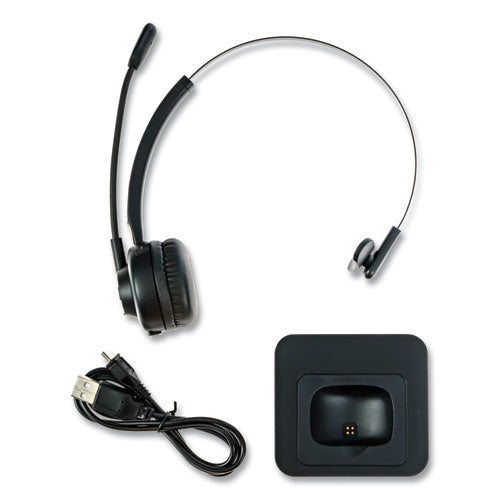 Image of Spracht ZuM BT Mobile Office Monaural Over The Head Headset, Black