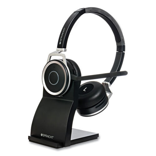 Image of Spracht ZuM BT Prestige Binaural Over The Head Headset, Black