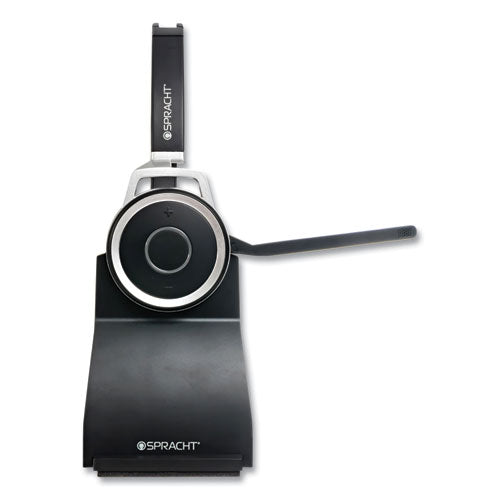 Image of Spracht ZuM BT Prestige Combo Binaural Over The Head Headset with USB Dongle, Black