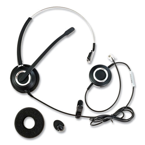 Image of Spracht ZuM ZuMRJ9M Monaural Over The Head Headset, Black