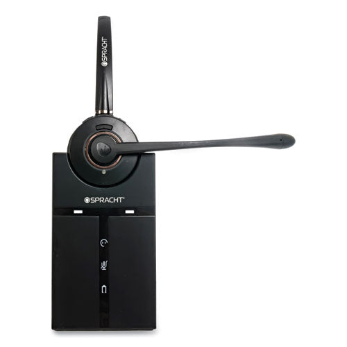 Image of Spracht ZuM Maestro DECT Monaural Over The Head Headset, Black