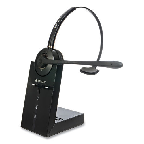 Image of Spracht ZuM Maestro DECT Monaural Over The Head Headset, Black