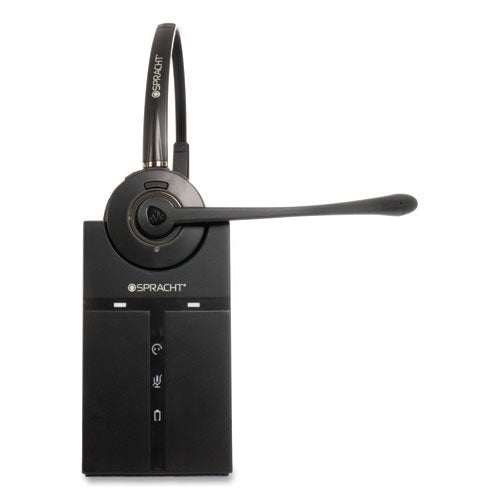 Image of Spracht ZuM Maestro DECT Binaural Over The Head Headset, Black